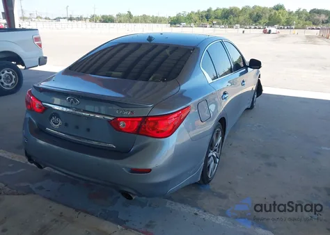 2015 Infiniti Q50 Premium/Sport из США, поврежденный, VIN JN1BV7AP8FM347627